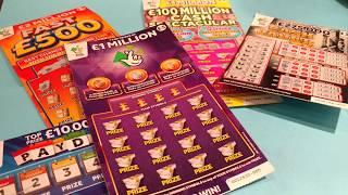 New Purple Millionaire Scratchcards ...Fast 500,,,20x Cash...and more