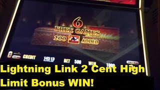High Limit Lightning  Link Free Game Bonus WIN!