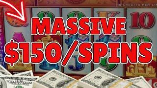 HIGH LIMIT KONAMI SLOTS! ⋆ Slots ⋆ $150 MAX BET SPINS AT FOXWOODS!!!