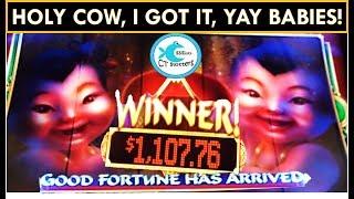 *MAJOR WIN!* Fu Dao Le Slot Machine HUGE WIN! TICKLING THE BABIES WORKS!