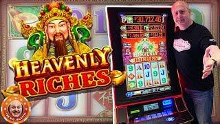 •$2,000 IN How Much Will I Win?! •High Limit Heavenly Riches Slots! •