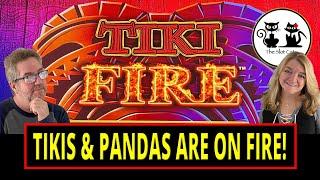 TIKIS AND PANDAS ARE ON FIRE! ⋆ Slots ⋆