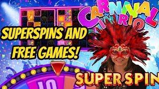 SUPER SPINS-FREE GAMES-NEW CARNIVAL IN RIO SUPER SPIN