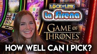 Game of Thrones Slot Machine! Nice Winning Run! Can I Pick The Top Multiplier?