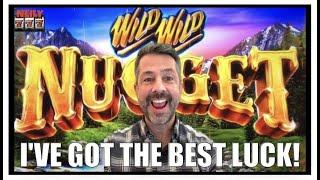 I've got my lucky streak back on Wild Wild Nugget! HIGH LIMIT JACKPOT!