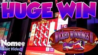 • HUGE WIN!! • Wicked Winnings 2 Slot Machine - $1 Bet
