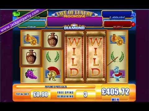 £416.70 WIN (463 X STAKE) RICHES OF ROME ™ BIG WIN SLOTS AT JACKPOT PARTY