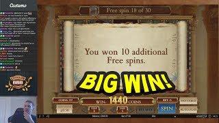 BIG WIN on Book of Dead Slot - £7.50 Bet!