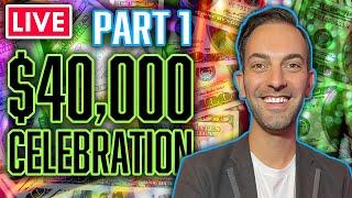 ⋆ Slots ⋆ $40,000 HIGH LIMIT LIVE STREAM CELEBRATION ⋆ Slots ⋆ Over 800,000 Followers on Brian Christopher Slots