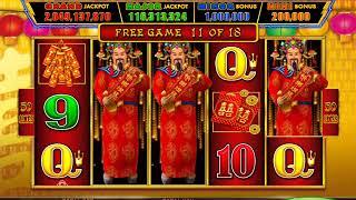 HAPPY LANTERN Video Slot Casino Game with a RETRIGGERED HAPPY LANTERN FREE SPIN BONUS