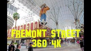 A Complete 360 HD Video tour of Fremont Street in Las Vegas 4k