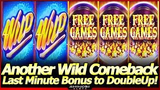 Wild Wild Nugget Slot Machine - Another Wild Comeback!  Free Spins Bonus just in the Nick of Time!