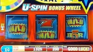 •U-Spin-Cash Spin Slot Machine Live Play•