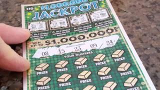 NEW! MICHIGAN LOTTERY $1,000,000 JACKPOT $10 SCRATCH OFF. GET FREE ENTRY TO WIN $100,000!