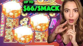 Up to $66/SPIN! High Limit Dancing Drums Slot Machine at Hard Rock Tampa!