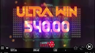 Spectra Slot - Jackpot Fullscreen Wilds 1€ BET - MEGA BIG WIN!