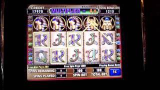 Cleopatra II slot machine bonus win at Parx