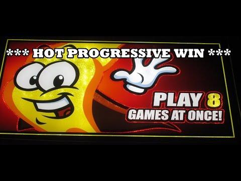 Hot Hot 8 - Hot Progressive Win!