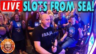 LIVE Slots from the Middle of the Pacific! •HUGE Jackpots at Sea! | The Big Jackpot