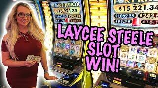$100 Fort Knox Slot Machine WIN with Laycee Steele | Slot Ladies