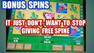 Wow!...What an edge seat Slot Machine game"Just as you thought it was all over"IT NOT"