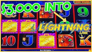 $3K INTO HIGH LIMIT Lightning Link High Stakes ⋆ Slots ⋆️Bonus Round Slot Machine Casino