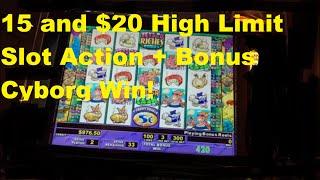 $15 and $20 Per Spin Plus a nice Bonus win! Stinkin Rich