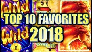 •TOP 10 FAVORITES OF 2018 (NON-JACKPOT)• ALBERT PICKS HIS FAVS! Slot Machine Bonus Wins!