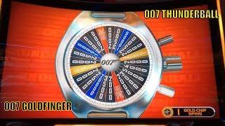 •NEW 007 Slot !•GOLDFINGER/THUNDERBALL Slot machine•$165 Free Play Live Play@ San Manuel 栗•彡