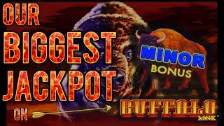 NEW SLOT ⋆ Slots ⋆️ HIGH LIMIT Buffalo Link MASSIVE HANDPAY JACKPOT ~ $50 Bonus Round Slot Machine Casino