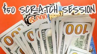 $50 LUCKY SCRATCH TICKETS SESSION