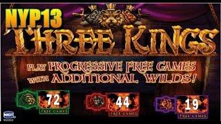 IGT - Three Kings Slot Bonus MAX BET NiCE WIN