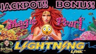 Magic Pearl Lightning Links Bonus Games and $50 Hold N Spin Jackpot! S1E2