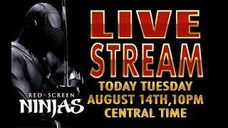 VGT SLOTS - RED SCREEN NINJAS  BACK TO SCHOOL LIVE STREAM CHAT