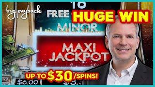 UP TO $30 BETS, WOW! Mighty Cash Billions Slot - MAXI JACKPOT & MORE!!