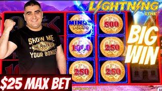 Lighting Link Slot Machine $25 Max Bet Bonus & EPIC COMEBACK - Live Slot Play At Casino|SE-4 | EP-31