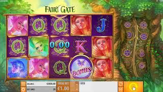 Fairy Gate by Quckspin - new slot dunover tries...