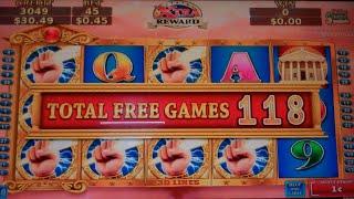 Celestial Temple Slot Machine Bonus - 118 FREE GAMES - BIG WIN