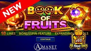 Book of Fruits Halloween Slot - Amatic - Online Slots & Big Wins