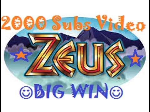 THANK YOU ALL!!!! 2000+ Subs Special Video | $1 Zeus HL Room | Slot Machine Bonus