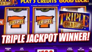TRIPLE GOLD BARS HIGH LIMIT JACKPOT WINS! ⋆ Slots ⋆ A MASSIVE JACKPOT SLOT MACHINE WINS!