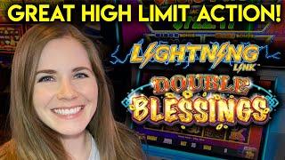 Betting Big! Awesome Bonus Win! Double Blessings Slot Machine!