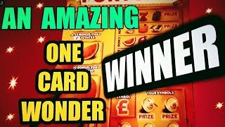ONE CARD WONDER ..
