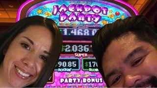 Max Bet Big Win * Jackpot Party Slot with the Bestie NorCal Slot Guy * 100X