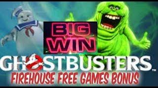 Ghostbusters Firehouse Free Games slot bonus BIG WIN Monte Carlo, Las Vegas