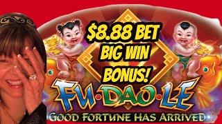 BIG WIN Bond $8 88 Bet! Fu Deo Le Wu Dragon & Kitty Glitter Bonuses