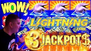 ★ Slots ★3 HANDPAY JACKPOTS★ Slots ★! Unbelievable Run On High Limit LIGHTNING LINK Slot Machine - U
