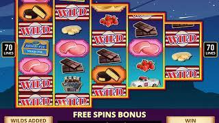 MOONPIE Video Slot Casino Game with an OVER THE MOON FREE SPIN BONUS