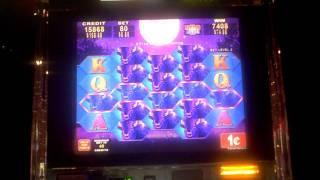 Slot bonus win on Full Moon Diamond at Bally's Casino in AC