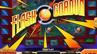 FLASH GORDON Video Slot Casino Game with a COIN BONUS